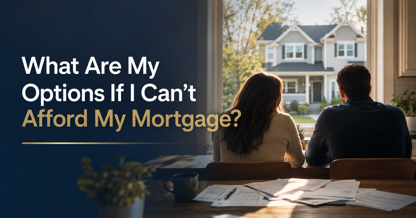 what are my options if I can't afford my mortgage