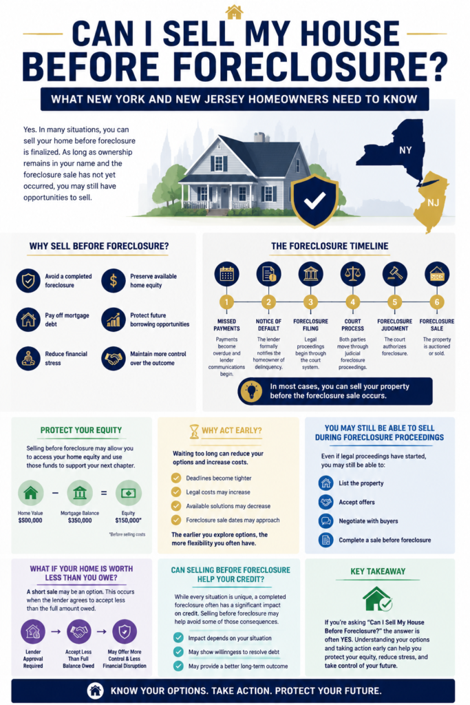 Can I Sell My House Before Foreclosure?