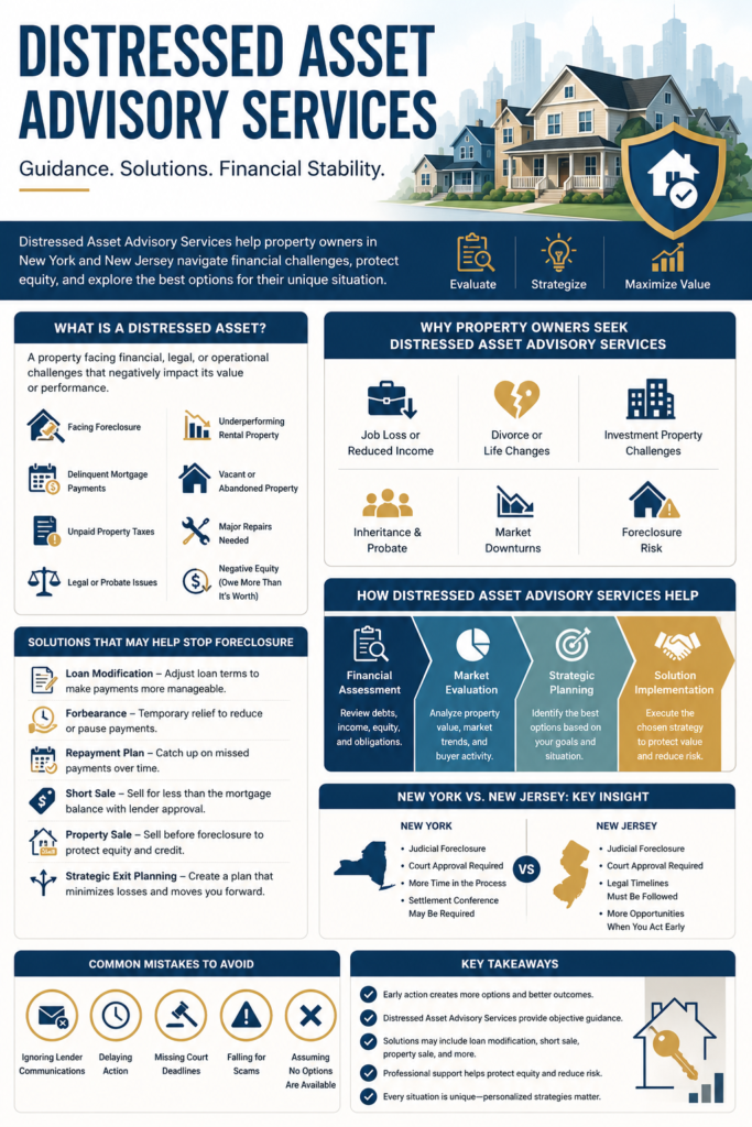 distressed asset advisory services